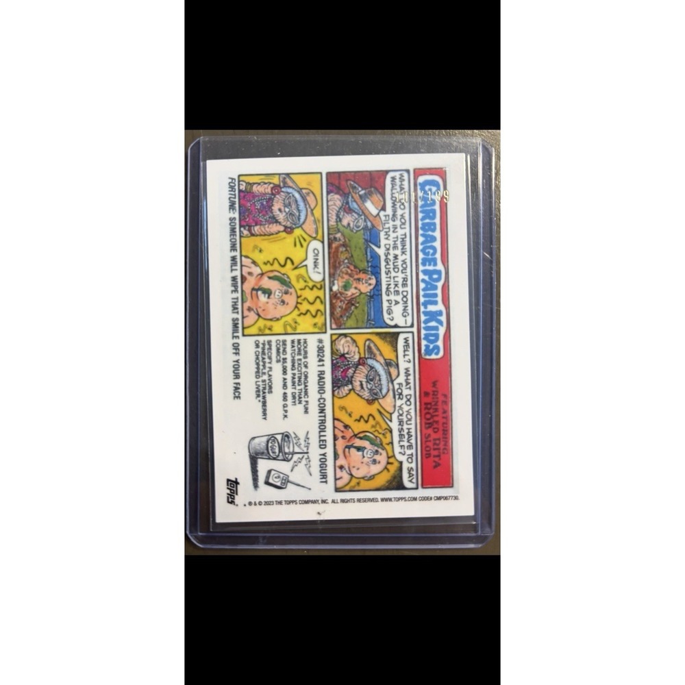2023 GARBAGE PAIL KIDS X-FRACTOR REFRACTOR 226b Cheap JEWEL 101/199 - Picture 3 of 5
